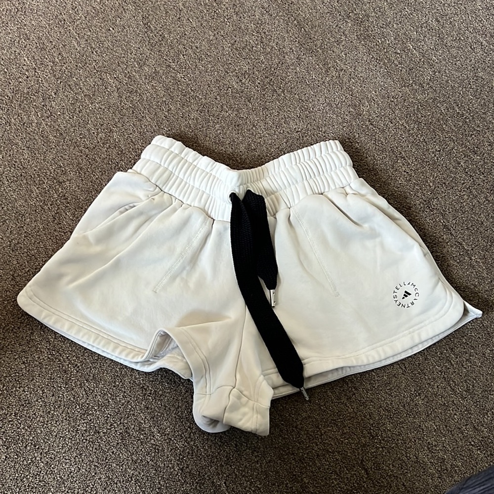 Adidas by Stella McCartney White Athletic Shorts